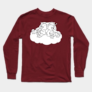 sleeping twin bears Long Sleeve T-Shirt